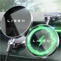 LISEN 15 W for Magsafe Car Holder with Charging Fu