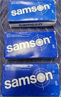 P - 3 BOXES SAMSON 9MM LOW VELOCITY AMMO (A18)