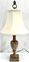 Vintage Stone Lamp w/ Shade