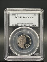 2017-S Jefferson Nickel PCGS Pr69 DCAM Proof