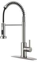 FORIOUS KITCHEN FAUCET WITH PULL DOWN SPRAYER,