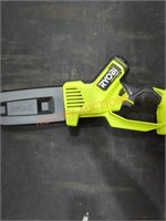 Ryobi 18v 8" compact pruning chainsaw