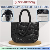 BRAND NEW HUDSON'S BAY QUILTED PUFFY TOTE
