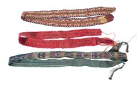 (3) Bolivian Waka Geometric Belts