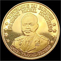 1967 Burundi Gold 20 Francs 0.1852oz GEM PROOF