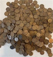 (750) Lincoln Wheat Pennies
