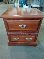 Night Stand Dynasty Wood Canada with 2 Drawers