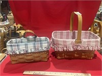 2 Longaberger baskets