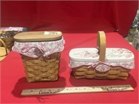 2 Longaberger baskets