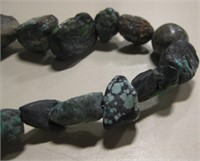 SW Raw Turquoise Nugget Necklace