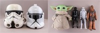 Star Wars Soilder Helmets 2pc & Figurines 4pc