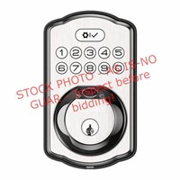 Defiant Electronic Keypad Deadbolt, Satin Nickel