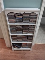 Large CD Collection and Shelf