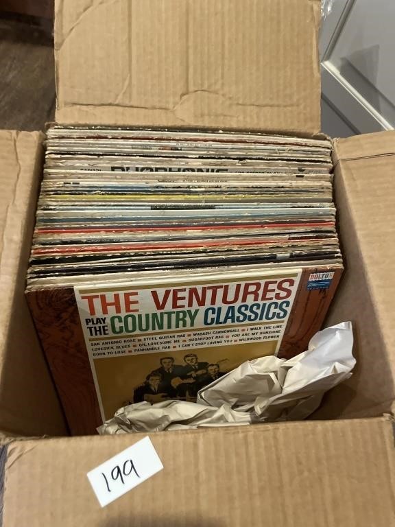 Box FULL Of 40+ Vintage Albums
