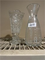 Lead Crystal Vase & Glass Vase