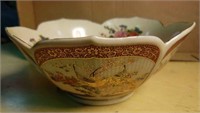 Oriental dish, 7 inches diameter