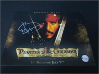 Johnny Depp signed 8x10 photo COA