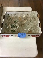 PUNCH CUPS, HOLIDAY GLASSES, GLASSES