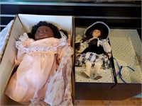 Porcelain Dynasy Doll & Heritage Mint Doll