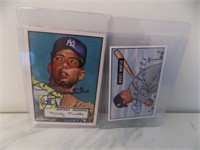 Mickey Mantle rookie REPRINT Lot 2