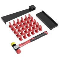 Brutus Red/plastic/rubber 33-pack Installation Kit