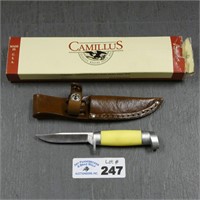 Camillus Yello-Jacket Knife w/ Sheath - CM628Y