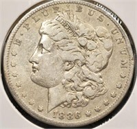 1886 Morgan $1 Silver Dollar Coin