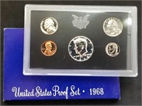 1968 US Mint Proof Set w/Silver Kennedy MIB