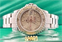 Rolex 29 MM Yacht Master Ladies Stainless Watch