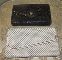 (2) Vintage Metal Mesh Evening Bags