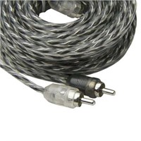 Scosche A25C4-WM1SD 25 Foot Twisted Car Stereo RCA