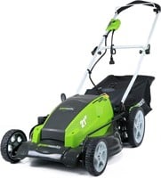 Greenworks 21-Inch Corded Electric Lawn Mower