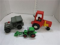 Tractors jeep and driver toys