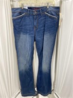 Cinch Denim Jeans 34/17 Long