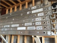 3 Werner Aluminum scaffolding planks