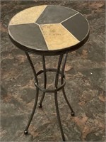 Decorative Metal Stand/Table with Ceramic Top