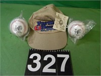 Baseballs & Farm Hats