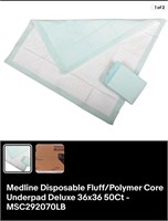 Medline Disposable Fluff/Polymer Core Underpad