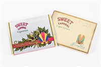 SWEET CAPORAL TOBACCO TIN WITH CARDBOARD SLEEVE