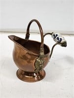 Small Copper Bucket with China Handle