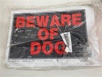 Lot of 6 - Beware Of Dogs Signs