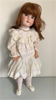 Large antique German bisque doll 29"
