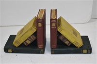 Wood Handmade in Thailand Book Shape Bookends