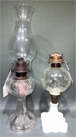 MOON & STAR VASELINE LAMP, FAN & FEATHER LAMP