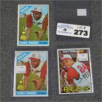 1966 & 1967 Topps Tony Perez Baseball Cards - RC
