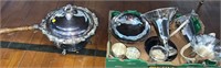 LARGE LOT OF SILVER PLATED SERVEWARE