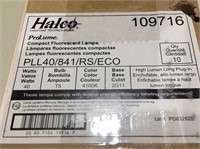 10 Halco ProLume compact fluorescent bulbs