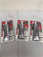 3 Tubes E6000 industrial Strength Adhesive
