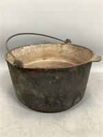 Large Cast Iron Pot with Handle