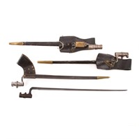 Four Civil War style socket bayonets